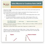 Quick Reference on GFR and UACR. In Evaluating Patients with Diabetes for Kidney Disease (Fact Sheet)